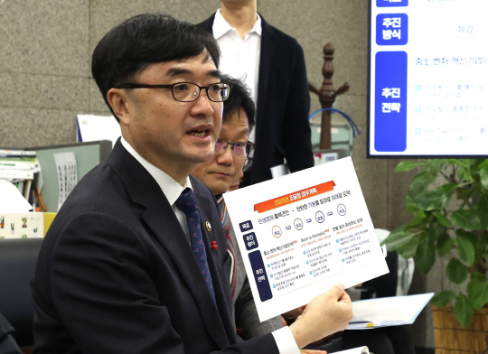 임기근 조달청장이 20일 정부대전청사에서 '2025년 조달청 업무계획'에 대해 발표하고 있다. 조달청 제공
